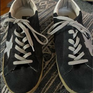 Golden Goose Superstar Blue Suede size 9